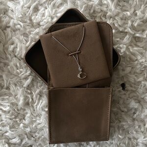 David Yurman Silver Pendant Necklace